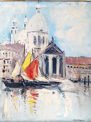 Jan Kelderman - Santa Maria della salute. verkocht voor € 49!