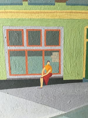 Cornelis Witters - Havenbuurt in Rotterdam. kopen? Bied vanaf 435!
