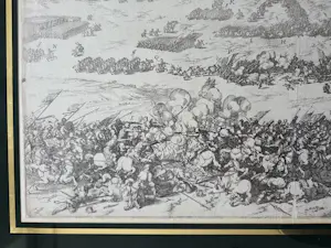 Johann Wilhelm Baur - Slag Mookerheide. kopen? Bied vanaf 39!