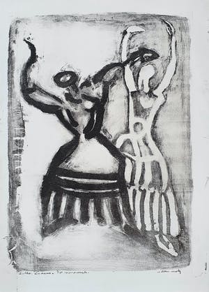 Wim Motz - Litho 'De dans' kopen? Bied vanaf 45!