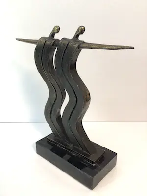 Corry Ammerlaan - Sculptuur “ Happy together “ kopen? Bied vanaf 59!