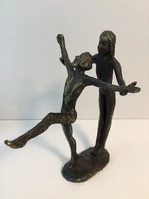 Astrid Veldhuyzen-Koppen - Sculptuur “ Beweging in emotie “. Zeldzaam kopen? Bied vanaf 1!