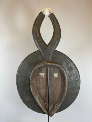 Gonge - 211213 - Tribal used African Goli kplekple mask - Iv. Coast. kopen? Bied vanaf 45!