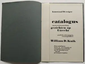 Dirkje Kuik - Catalogus gezichten op Utrecht + 2 litho’s kopen? Bied vanaf 49!