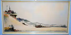 Marius de Jongere - Strandgezicht - aquarel verkocht voor € 65!