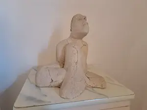 Sjer Jacobs - Zittend beeld kopen? Bied vanaf 125!