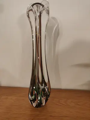 Max Verboeket - Vaas kristal 1960-1979 gesigneerd kopen? Bied vanaf 50!