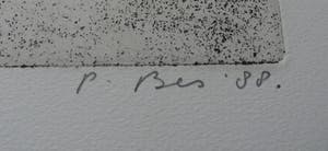 Peter Bes - Ets - 1988 kopen? Bied vanaf 45!