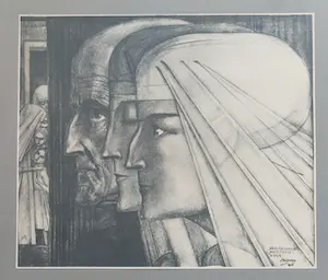 Jan Toorop - Bezonkenheid, meditatie, vuur kopen? Bied vanaf 50!