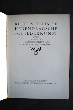 Jacob Bendien - Richtingen in de hedendaagse schilderkunst (1935) & gids 1985 kopen? Bied vanaf 75!