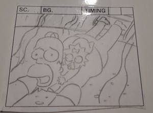 Matt Groening - origineel story board, The Simpsons, ingelijst kopen? Bied vanaf 1!
