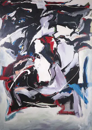 Han le Roy - Acryl op doek, Zwier - Ingelijst (Zeer groot) kopen? Bied vanaf 200!