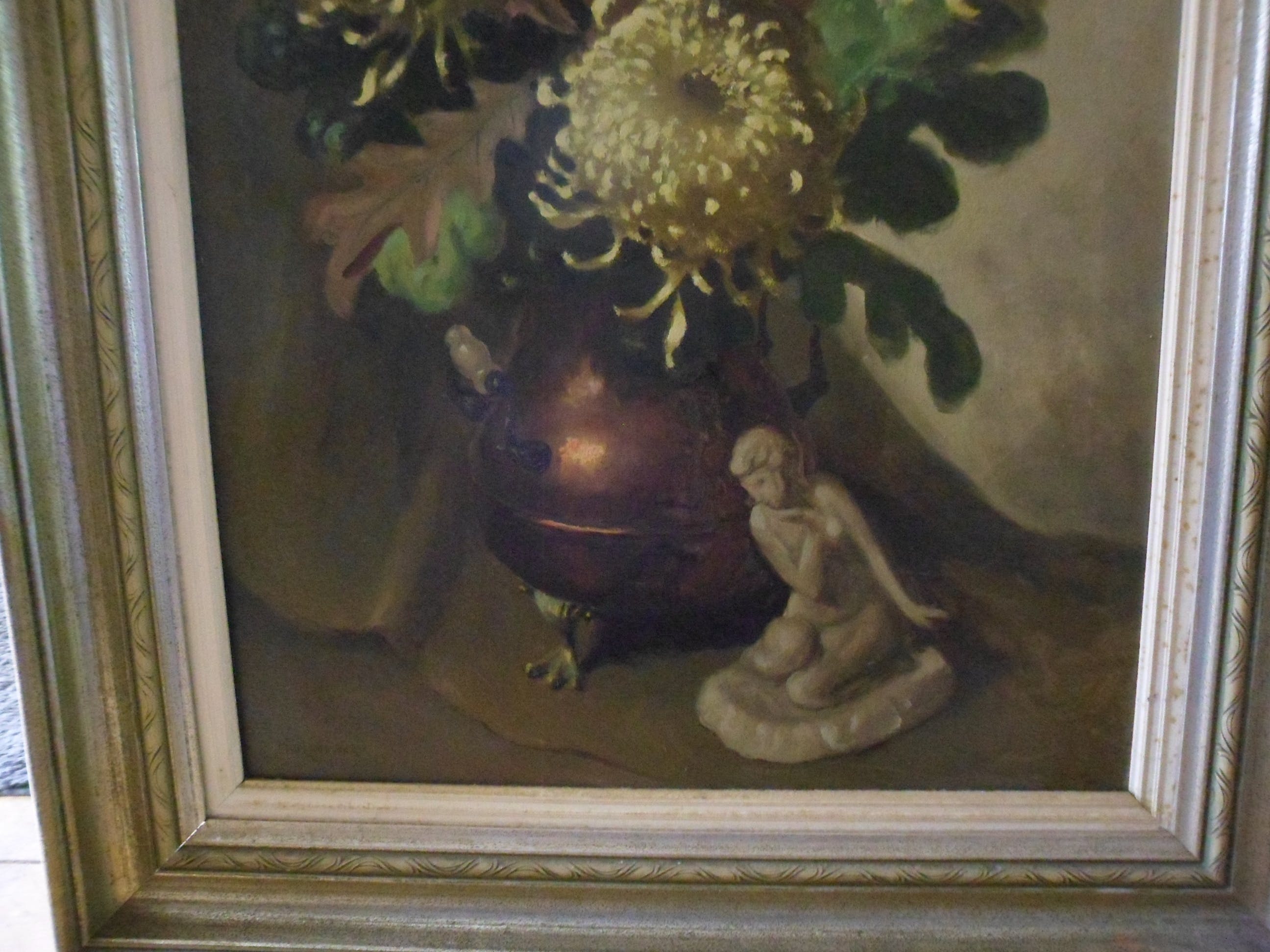Hendrik van Leeuwen - Stilleven met chrysant kopen? Bied vanaf 30!