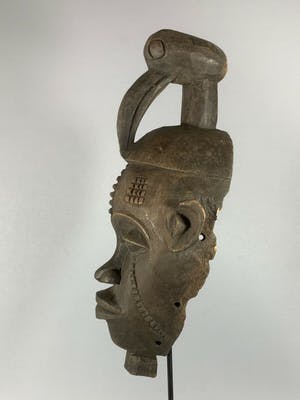 Baule - 200427 - African Rare & Old Baule bird mask - Iv. Coast. kopen? Bied vanaf 45!