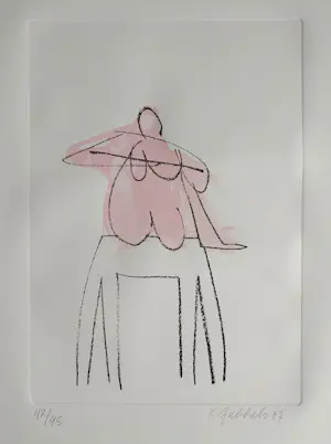 Klaas Gubbels - gesigneerde ets kopen? Bied vanaf 395!