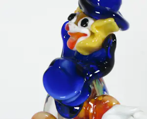 Niet of onleesbaar gesigneerd - Twee Murano-glas clowns kopen? Bied vanaf 1!