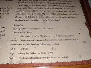 Eric Toebosch - het mysterie in luxe map cultuurfonds uitklapbaar kopen? Bied vanaf 50!