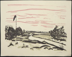 Jan Wiegers - Litho, Duinlandschap kopen? Bied vanaf 80!