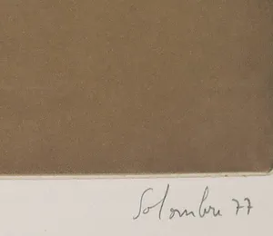 Jean Solombre - Aquatint, La manège - Hommage à Fellini kopen? Bied vanaf 35!