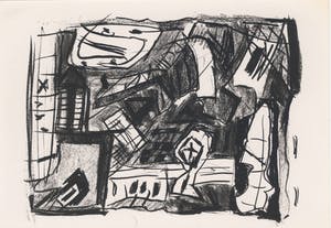 Jac Gijzen - Jac Guijzen-Houtskool-grafiet tekening 1985 kopen? Bied vanaf 75!