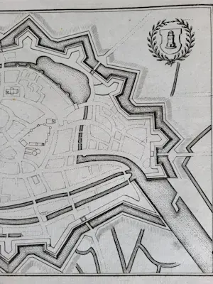 Caspar Merian - "Middelburg". kopen? Bied vanaf 50!