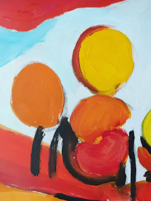 Piet Wiegman (II) - Heuvelachtig landschap met huizen kopen? Bied vanaf 150!