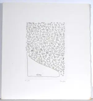 Michel Seuphor - Onze essais de voix pour un chant du soir - complete map met 11 etsen kopen? Bied vanaf 590!