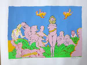 Lucebert - A monkey in every home verkocht voor € 50!