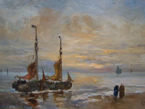 Andries van den Berg - Boomschuiten aan het strand kopen? Bied vanaf 70!