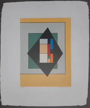 Guy Vandenbranden - abstracte compositie kopen? Bied vanaf 100!