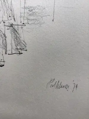 Piet Klaasse - Paarden, proefdrukken offsetlitho, 2-zijdig bedrukt, gesigneerd in druk kopen? Bied vanaf 40!