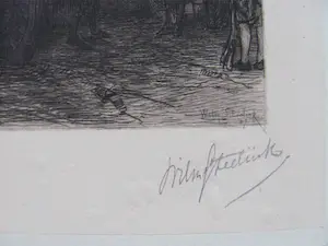 Willem Steelink (jr.) - potloodgesigneerde ets kopen? Bied vanaf 25!