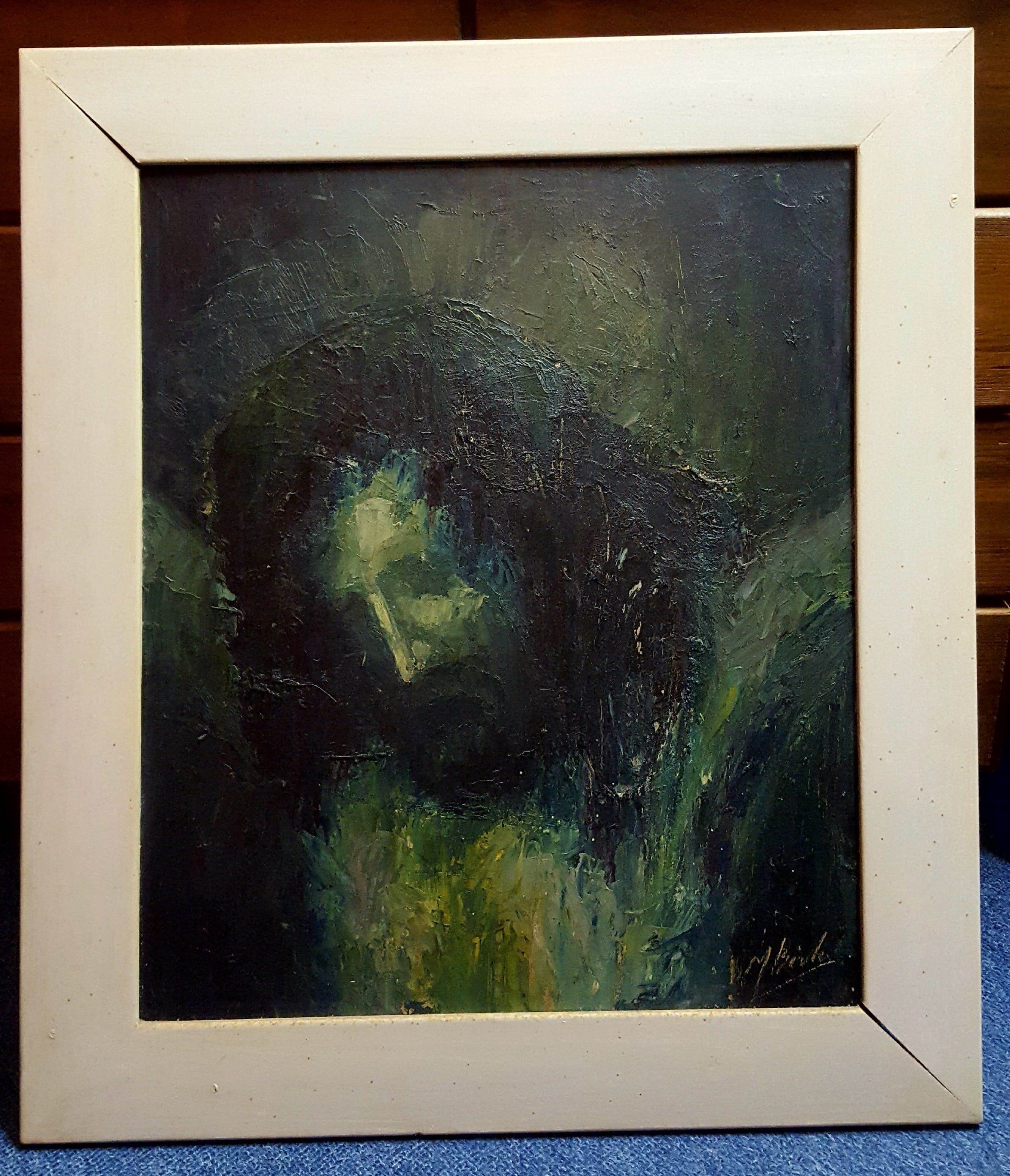Joop Birker - Christus aan het kruis portet verkocht voor € 750!