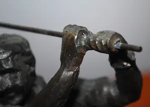 Brons (Onbekend) - Golfer - gesigneerd bronzen beeld (1.8 kg) kopen? Bied vanaf 90!