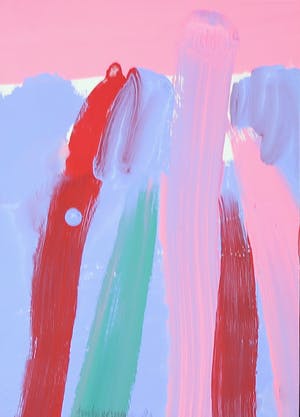 Ton Biermans - Acryl op papier, Lot van drie voorstellingen kopen? Bied vanaf 1!