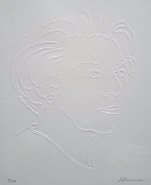 Jeroen Henneman - Beatrix, reliëfdruk (mooi ingelijst) kopen? Bied vanaf 250!