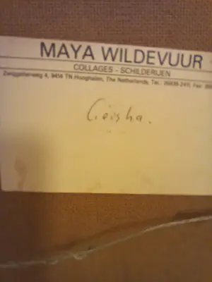 Maya Wildevuur - Origineel & Opeenvolgend Tweeluik 'Geisha' (1992, nr. 133-10 & 134-10) kaufen? Bieten Sie von 1500!