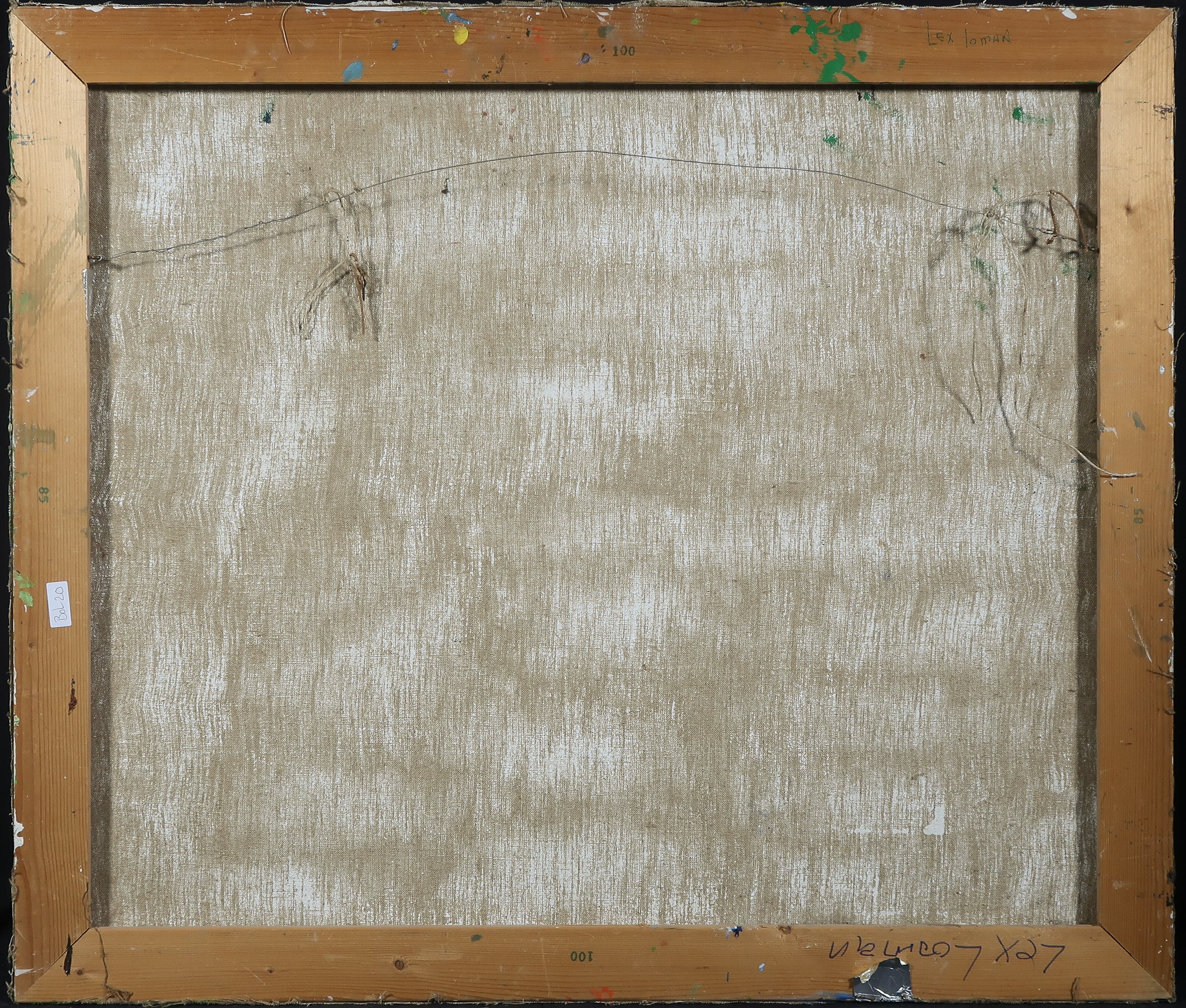 Lex Loman - Acryl op doek, Voetbalstadion Vitesse , bij avond kopen? Bied vanaf 1!