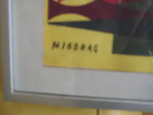 Dordevic Miodrag - Acrylverf op papier: Compositie. kopen? Bied vanaf 125!