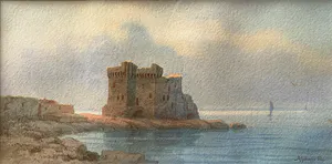 Alphonse Rey - zicht op middellandse zee kopen? Bied vanaf 99!