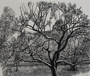 Dirk van Gelder - Houtgravure: Veere - 1952 kopen? Bied vanaf 49!