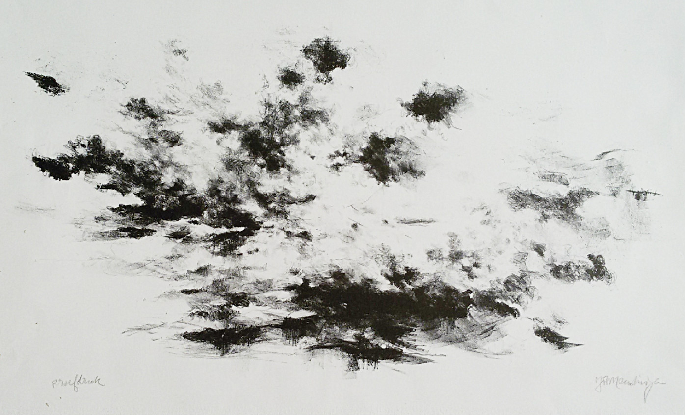 Jan Mensinga - Wolken, litho kopen? Bied vanaf 30!