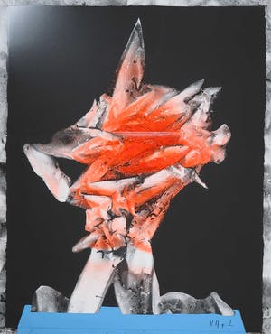 Vincent Mengin-Lecreult - Gemengde techniek op doek, Sculture kopen? Bied vanaf 1!