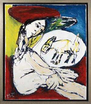 Martin van Wordragen - Olieverf op doek, Kennismaking - Ingelijst (Groot) kopen? Bied vanaf 250!