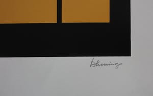 Dirk Koning - litho: geometrische compositie kopen? Bied vanaf 135!