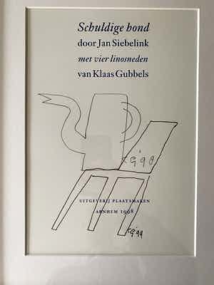 Klaas Gubbels - Tekening verkocht voor € 125!