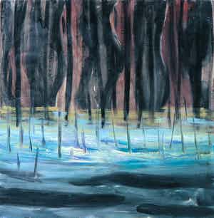 Caro Rambonnet - Olieverf op doek, De regen verkocht voor € 1!