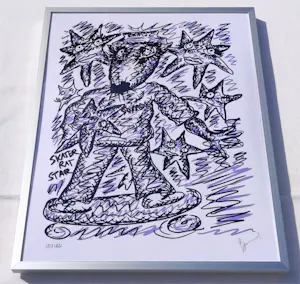 Bjarne Melgaard - Skater Rat White – handsigniert + nummeriert kopen? Bied vanaf 220!