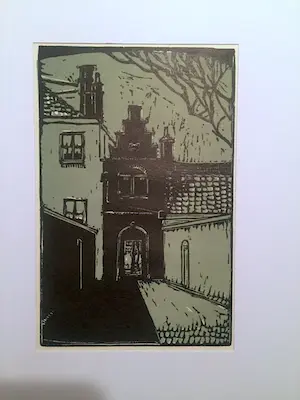 Dick Ket - Linoleumsneden - Cassette met 12 genummerde linoleumdrukken kopen? Bied vanaf 320!