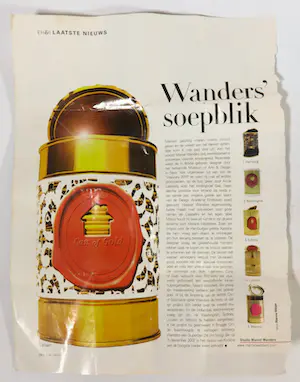 Marcel Wanders - Verguld staal met geprint label, Can of Gold Hamburg kopen? Bied vanaf 150!